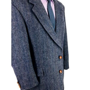 42R* English Manor Mens Vintage 2 Button Wool Tweed Blazer Sport Coat Poland